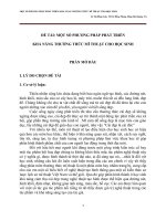 một số phương pháp phát triển khả năng thường thức mĩ thuật cho học sinh