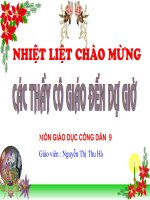 Bài  9 Làm việc có na­ng suất . . .