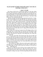 một số biện pháp rèn phát âm chuẩn cho học sinh lớp 1