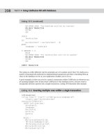 tài liệu using coldfusion mx with databases