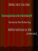 NHUNG NOI SAO XA XOI