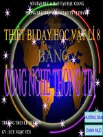 UNG DUNG CNTT VAO TRƯỜNG HỌC