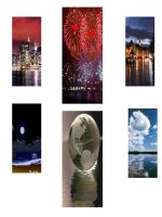 Bộ sưu tập hình động phong cảnh và các loại chữ