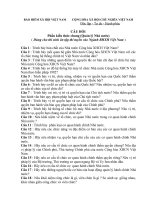 Ôn tập phần quản lý nhà nước BHXH