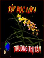 BÀI GIẢNG LỚP4 TIẾNG VIỆT