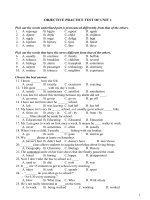 Bài tập tiếng anh 10