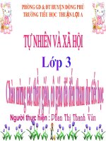 TNXH BÀI TRAI ĐẤT -QUẢ ĐỊA CẦU