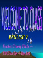 A 9. Unit3_ Getting started  +Listen & read-LE.ppt