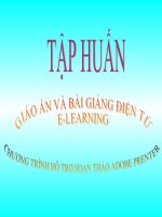 tư liệu tập huấn e-Learning