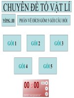 Ngoại khóa Vật Lý-Vòng 3