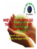 Bài 54. Ô nhiễm môi trường