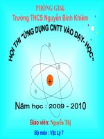 bài 24- Cường độ dòng điện