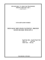 skkn để góp phần nâng cao hiệu quả dạy học phân môn làm văn trong chương trình thpt