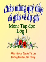 Tập đọc :Cây bàng