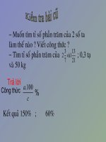 tiet 101- Luyen tap Ti soù phan tram