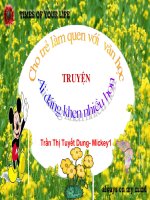 Giáo án văn học: Truyện ai đáng khen nhiều hơn