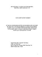 skkn sử dụng sơ đồ định hướng giải bài tập vật lý để giải một số bài tập ứng dụng định luật bảo toàn động lượng vật lý 10 thpt nhằm gúp học sinh nắm vững