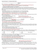 Tổng hợp lý thuyết vật lý hay