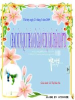 Bài 2: Quan hệ giữa đường vuông góc và đường xiên