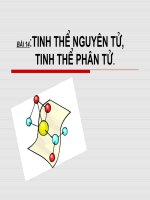Bài 14-Tinh thể nguyên tử