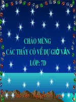 Tiết 53: Tiếng gà trưa