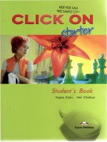 click on starter students book