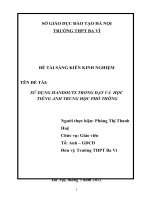 skkn sử dụng handouts trong dạy và  học