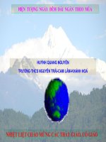 Bài Giảng Địa lý