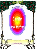 ô nhiễm môi trường