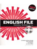 new english file elementary workbook