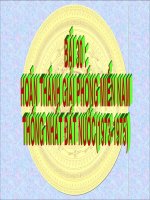 Bài 30: Tiết 46 hoàn thành giải phóng Miền Nam