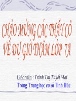 tiết 48 đại 7- LT số trung bình cộng