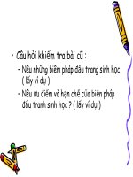 sinh hoc 7 bai 60 : dong vat quy hiem