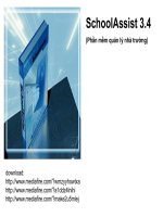 SchoolAssist 3.4 (Phần mềm quản lý nhà trường)