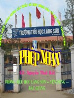 Toan 5 - Tiet 153 - tuan 31: Phep nhan