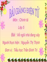 chinhta ve ngoi nha đang xay