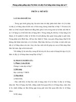 phương pháp giảng dạy tỉ lệ thức và dãy tỉ số bằng nhau trong đại số 7