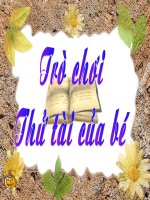 Trò chơi tìm chân, đầu cho tôi (Bé 4 tuổi)