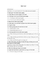 Đánh giá thực trạng tài chính của doanh nghiệp và các giải pháp tài chính nhằm nâng cao hiệu quả hoạt động kinh doanh tại công ty TNHH một thành viên in tài chính