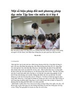 sáng kiến kinh nghiệm  đổi mới phương pháp dạy tập làm văn miêu tả lớp 4