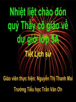 Lich su 5: TIEN VAO DINH DOC LAP