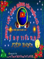 Tập đọc- Bé nhình biển- Thế Nam Cao