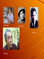 Chân dung các nhà văn, thơ VN