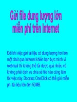 Gửi file dung lượng lớn trên Internet