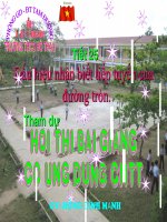 Dấu hiệu nhận biết tt của đường tròn (HH9)