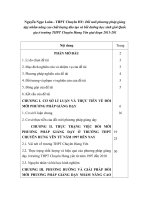 skkn  đổi mới phương pháp giảng dạy nhằm nâng cao chất lượng đào tạo và bồi dưỡng học sinh giỏi quốc gia ở trường thpt chuyên hưng yên giai đoạn 2011-201