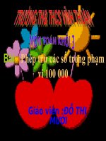 PHEP TRU CAC SO TRONG PHAM VI 100 000