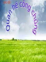 Báo cáo môn marketing căn bản chủ đề QUAN HỆ CÔNG CHÚNG