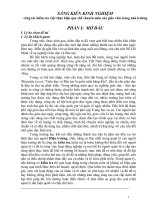 Sáng kiến kinh nghiệm_Công tác kiểm tra việc thực hiện quy chế chuyên môn của giáo viên trong nhà trường