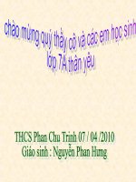 TÍNH CHẤT TIA PHÂN GIÁC CỦA 1 GÓC